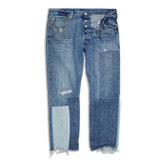 Levi’s 501 Color block denim jeans - Picture 1 of 9